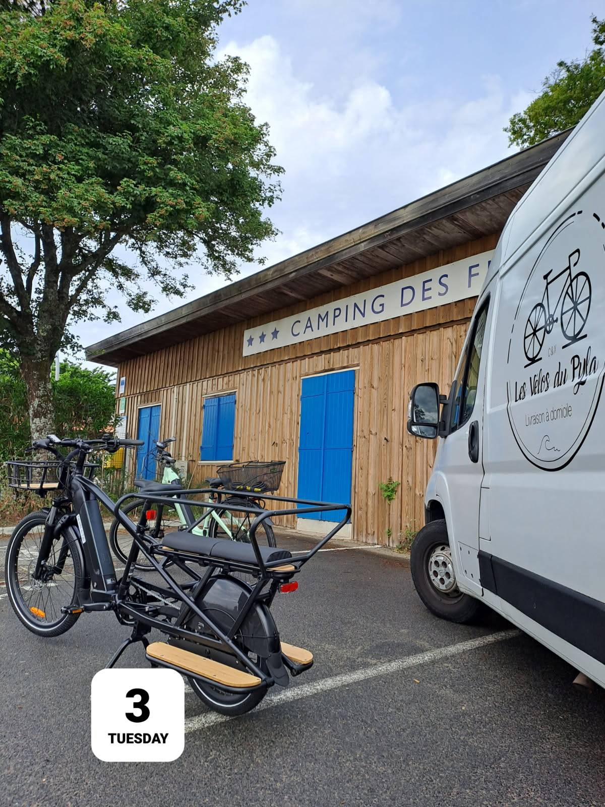 Louez et faite vous livrer votre vélo cargo longtail pour la semaine à Arcachon