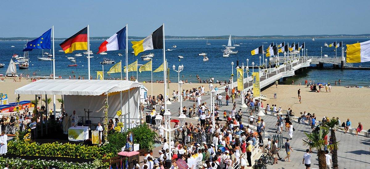 La fête de la mer à vélos, superbe idée, merci Xavier les vélos du Pyla
