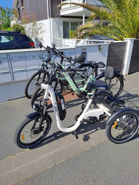 ujourd'hui 1ere location avec livraison à domicile d'un tricycle....