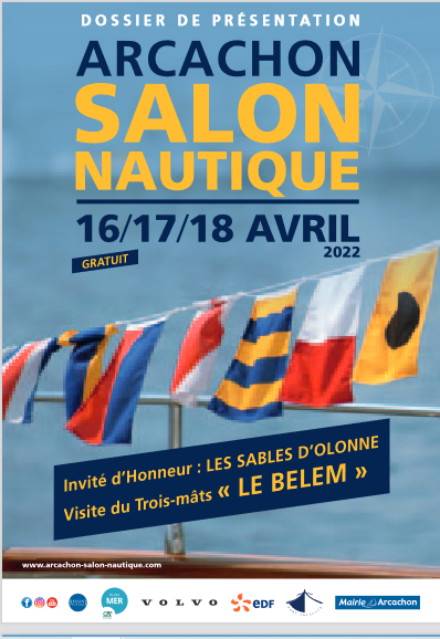 le salon nautique d'Arcachon à vélo, merci Xavier 