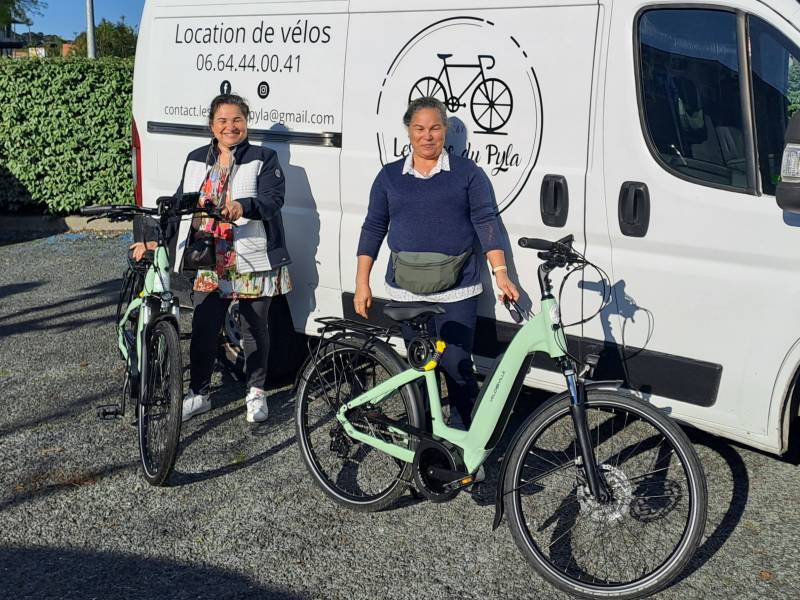 Location et livraison de 2 vélos à Arcachon pour partir découvrir la Vélodyssée jusqu'à Bayonne.