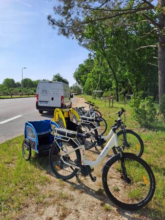 Notre zone d'activité pour ce service Location de vélos longtails pour famille en vacances